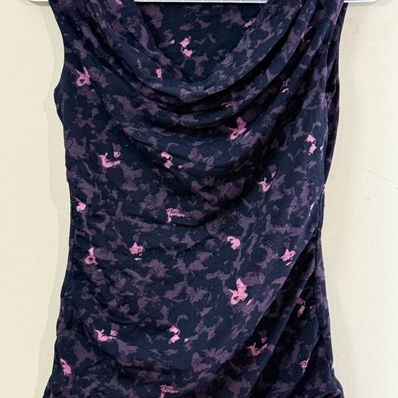 Halogen Black and Pink Floral Tank Top - Picture 2 of 6